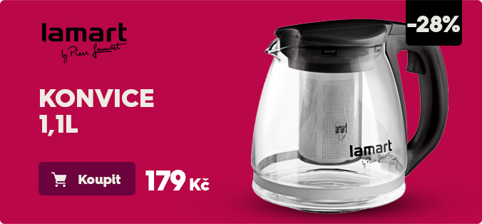 KONVICE 1,1L ČERNÁ VERRE LAMART LT7025