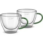 LT9115 SET 2 cappuccino ZELENÝ 190 VASO LAMART